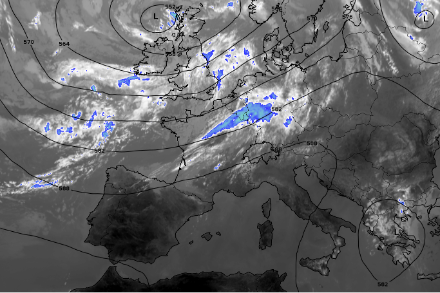 Image satellite IR, le 13.8.2023 à 12h.