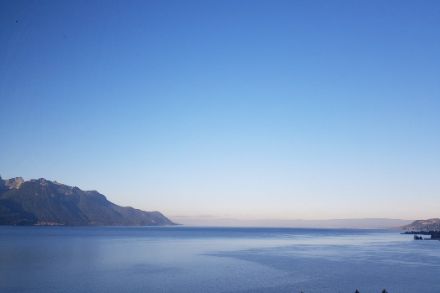 Photo du lac Léman depuis Montreux.
