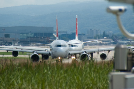 Aéroport de Zurich. Image : MétéoSuisse.