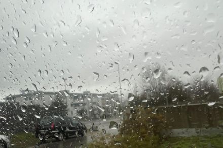 Début de semaine gris et pluvieux à Sursee, comme presque partout en Suisse. Photo : Observations météo – App @MétéoSuisse