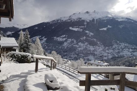 Grimentz, samedi 20 avril, 8h45 (image : crowdsourcing, application MétéoSuisse)