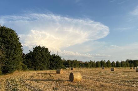 Photo d'un nuage d'orages