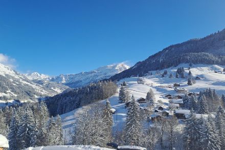Vue depuis la Forclaz (VD) ce mardi 24 décembre 2024. Source : observation participative de MétéoSuisse