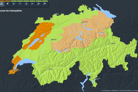 Carte de danger du jeudi 04.09.25 à 15h45