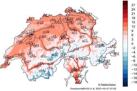 Cartes des normales saisonnières