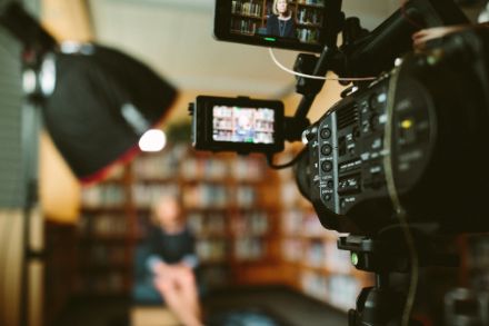 Enregistrement vidéo d'une interview